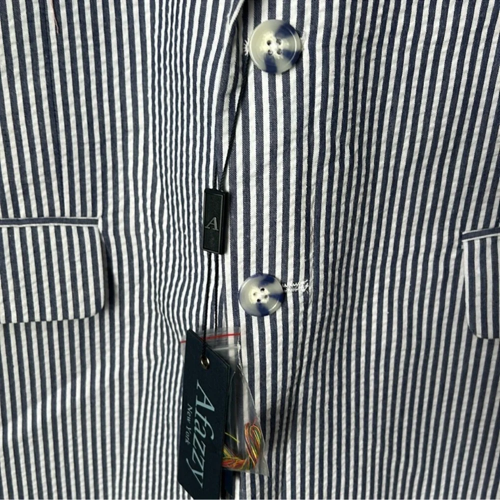 NWT Afazzy Seersucker 46R Blazer